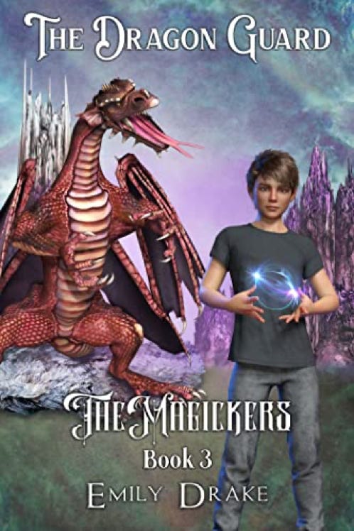 The Dragon Guard: The Magickers Book 3 by Emily Drake Cover 2022
